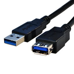 酷比客LCCPU3AMAFB USB 3.0延长线评测 黑色5米线缆，高效连接多种办公外设