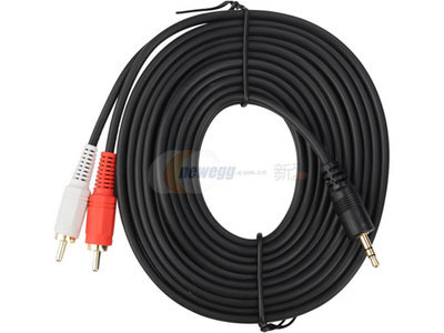 choseal 秋叶原 高品质一分二3.5mm头转双莲花头音频线 3m q-304,影音设备线材,【行情,报价,价格,评测,参数,品牌,促销,评论,正品】-新蛋中国 新蛋网 newegg - 新蛋中国